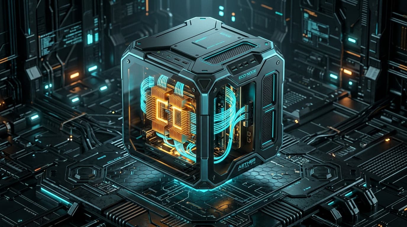 High-Hashrate Eco Node Rig (Mini-Cluster)