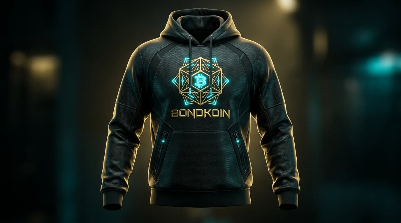 BONDKOIN Cyber Stealth Heavyweight Hoodie